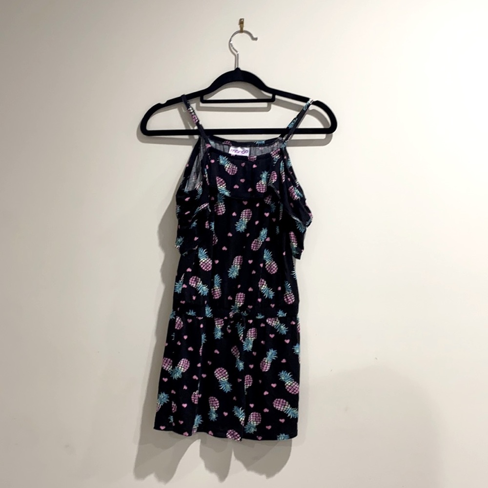 Girls of the shoulder playsuit